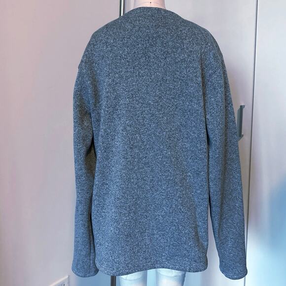 Patagonia Men's Better Sweater Henley Gray Pullover SZ Medium - Picture 5 of 5